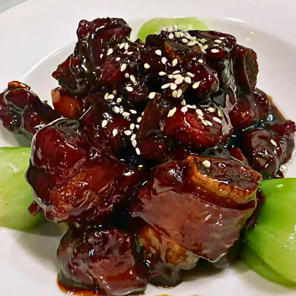 Sweet and sour pork ribs with veggies at Dallas Spicy Chinese Cuisine, a Chinese Restaurant in Plano.